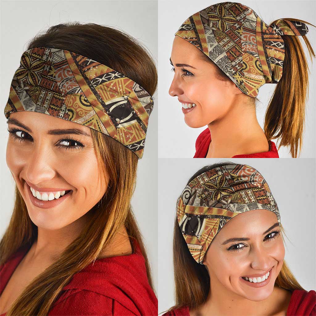 Hawaiian Style Tapa Neck Gaiter Vintage Seamless Pattern - Polynesian Pride