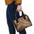 Hawaiian Style Tapa Shoulder Handbag Vintage Seamless Pattern - Polynesian Pride