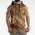 Hawaiian Style Tapa Sleeveless Hoodie Vintage Seamless Pattern - Polynesian Pride