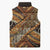 Hawaiian Style Tapa Sleeveless Puffer Jacket Vintage Seamless Pattern - Polynesian Pride