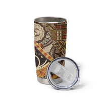 Hawaiian Style Tapa Tumbler Cup Vintage Seamless Pattern - Polynesian Pride