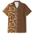 Hawaiian Tribal Elements Hibiscus Family Matching Tank Maxi Dress and Hawaiian Shirt Gold Pattern - Polynesian Pride