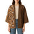 Hawaiian Tribal Elements Hibiscus Kimono Gold Pattern - Polynesian Pride