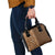 Hawaiian Tribal Elements Hibiscus Shoulder Handbag Gold Pattern - Polynesian Pride