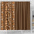 Hawaiian Tribal Elements Hibiscus Shower Curtain Gold Pattern - Polynesian Pride