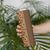 Hawaiian Tribal Elements Hibiscus Skinny Tumbler Gold Pattern - Polynesian Pride