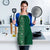 Hawaiian Tribal Elements Hibiscus Apron Green Pattern - Polynesian Pride