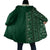 Hawaiian Tribal Elements Hibiscus Cloak Green Pattern - Polynesian Pride