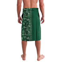 Hawaiian Tribal Elements Hibiscus Lavalava Green Pattern - Polynesian Pride
