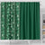 Hawaiian Tribal Elements Hibiscus Shower Curtain Green Pattern - Polynesian Pride