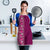 Hawaiian Tribal Elements Hibiscus Apron Pink Pattern - Polynesian Pride