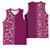 Hawaiian Tribal Elements Hibiscus Basketball Jersey Pink Pattern - Polynesian Pride