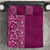 Hawaiian Tribal Elements Hibiscus Bedding Set Pink Pattern - Polynesian Pride