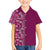 Hawaiian Tribal Elements Hibiscus Family Matching Tank Maxi Dress and Hawaiian Shirt Pink Pattern - Polynesian Pride