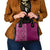 Hawaiian Tribal Elements Hibiscus Shoulder Handbag Pink Pattern - Polynesian Pride