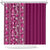 Hawaiian Tribal Elements Hibiscus Shower Curtain Pink Pattern - Polynesian Pride
