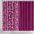 Hawaiian Tribal Elements Hibiscus Shower Curtain Pink Pattern - Polynesian Pride