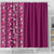 Hawaiian Tribal Elements Hibiscus Shower Curtain Pink Pattern - Polynesian Pride