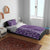 Hawaiian Tribal Elements Hibiscus Bedding Set Purple Pattern - Polynesian Pride