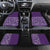 Hawaiian Tribal Elements Hibiscus Car Mats Purple Pattern - Polynesian Pride