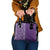 Hawaiian Tribal Elements Hibiscus Shoulder Handbag Purple Pattern - Polynesian Pride