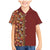 Hawaiian Tribal Elements Hibiscus Family Matching Mermaid Dress and Hawaiian Shirt Red Pattern - Polynesian Pride