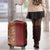 Hawaiian Tribal Elements Hibiscus Luggage Cover Red Pattern - Polynesian Pride