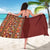 Hawaiian Tribal Elements Hibiscus Sarong Red Pattern - Polynesian Pride