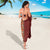 Hawaiian Tribal Elements Hibiscus Sarong Red Pattern - Polynesian Pride