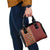 Hawaiian Tribal Elements Hibiscus Shoulder Handbag Red Pattern - Polynesian Pride