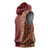 Hawaiian Tribal Elements Hibiscus Sleeveless Hoodie Red Pattern - Polynesian Pride
