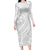 Lotu Tamaiti Samoan Polynesian Tribal Long Sleeve Bodycon Dress - Polynesian Pride