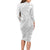 Lotu Tamaiti Samoan Polynesian Tribal Long Sleeve Bodycon Dress - Polynesian Pride