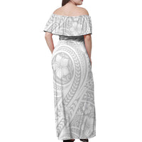 Lotu Tamaiti Samoan Polynesian Tribal Off Shoulder Maxi Dress - Polynesian Pride