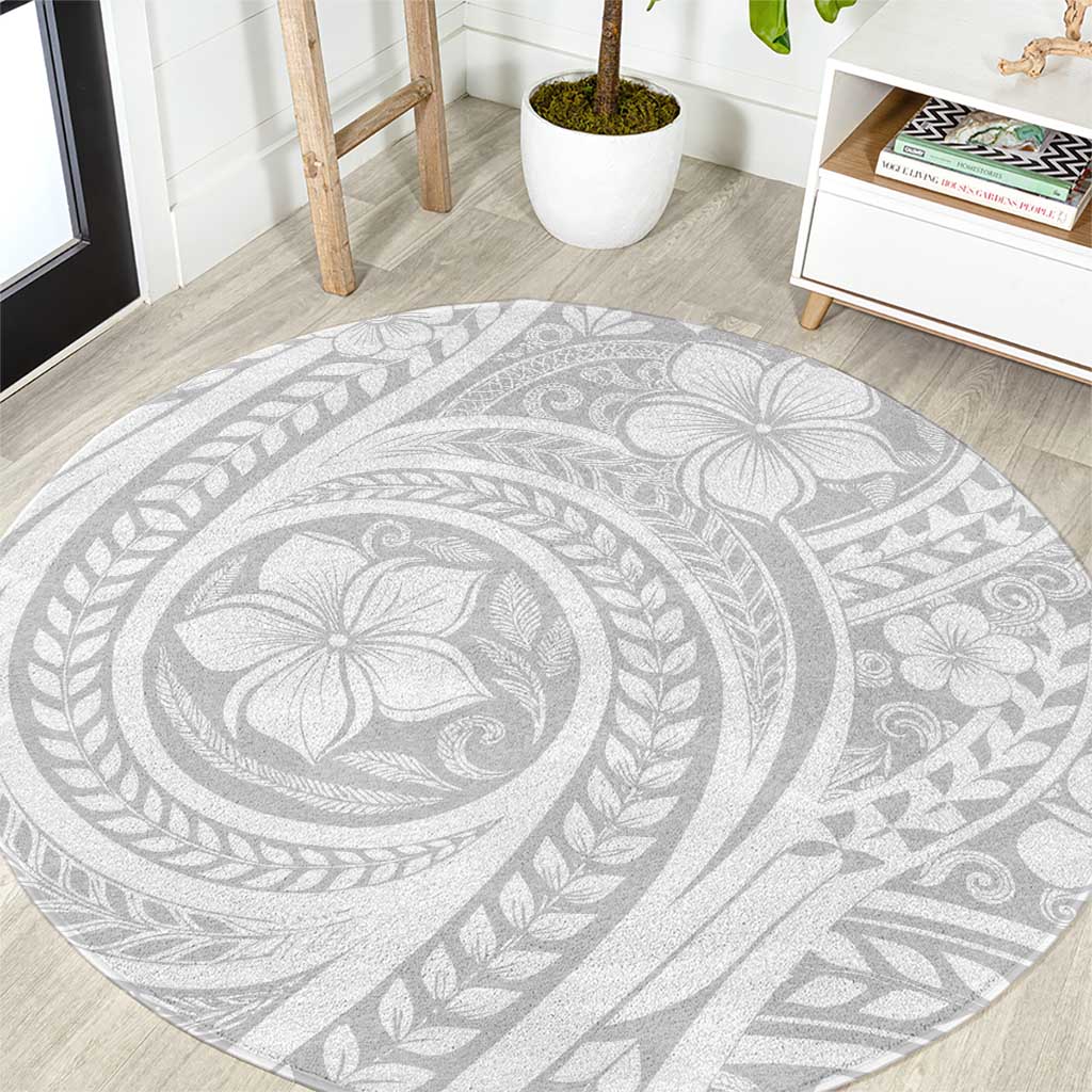 Lotu Tamaiti Samoan Polynesian Tribal Round Carpet - Polynesian Pride