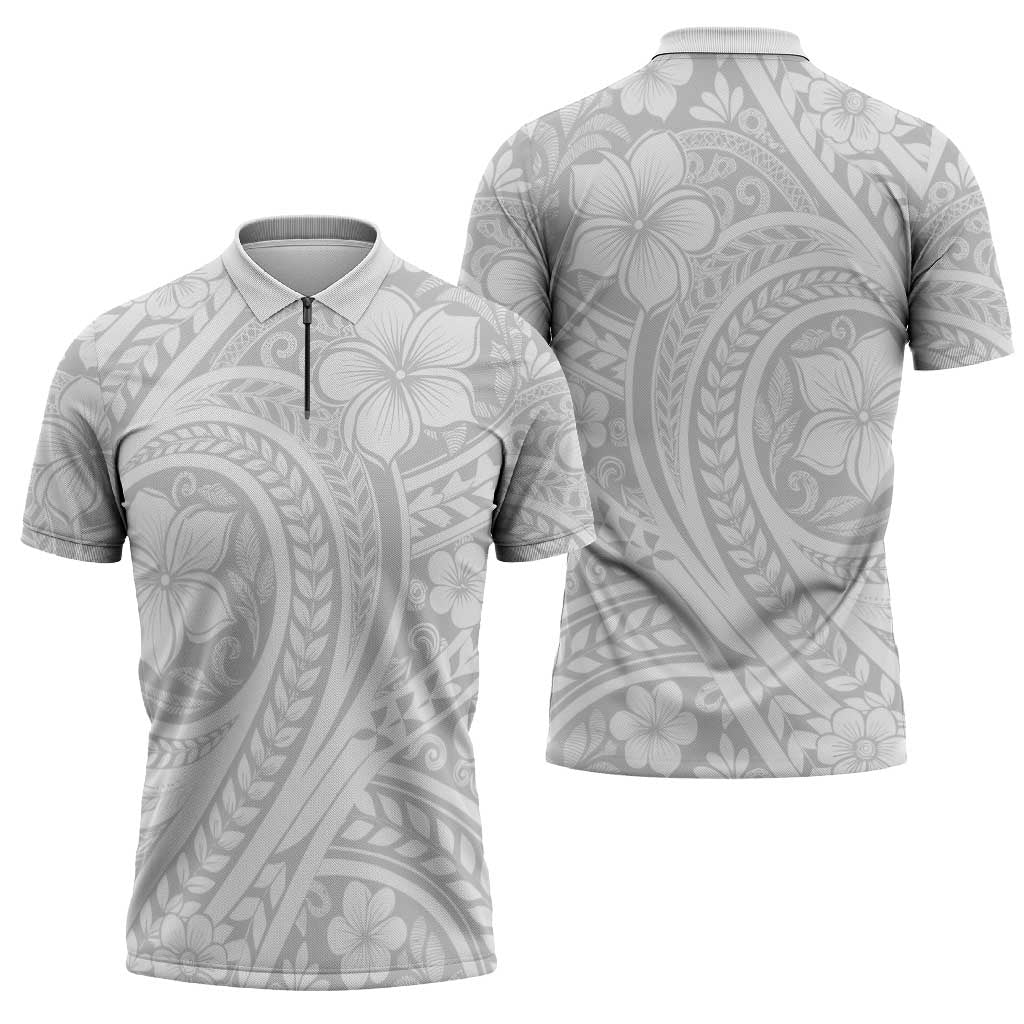 Lotu Tamaiti Samoan Polynesian Tribal Zipper Polo Shirt - Polynesian Pride