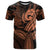 Polynesia T Shirt Whale Tale and Polynesian Sunset Plumeria Gold LT9 Gold - Polynesian Pride