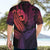 Polynesia Hawaiian Shirt Whale Tale and Polynesian Sunset Plumeria Pink LT9 - Polynesian Pride