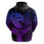 Polynesia Hoodie Whale Tale and Polynesian Sunset Plumeria Purple LT9 - Polynesian Pride