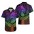 Polynesia Hawaiian Shirt Whale Tale and Polynesian Sunset Plumeria Rainbow LT9 - Polynesian Pride