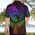 Polynesia Hawaiian Shirt Whale Tale and Polynesian Sunset Plumeria Rainbow LT9 - Polynesian Pride