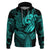 Polynesia Hoodie Whale Tale and Polynesian Sunset Plumeria Turquoise LT9 Turquoise - Polynesian Pride