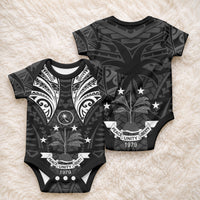 FSM Chuuk States Baby Onesie Micronesia Vintage Polynesian Tribal Black Version LT9 - Polynesian Pride