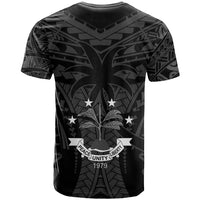 FSM Chuuk States T Shirt Micronesia Vintage Polynesian Tribal Black Version LT9 - Polynesian Pride