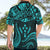 FSM Kosrae States Hawaiian Shirt Micronesia Vintage Polynesian Tribal Aqua Version LT9 - Polynesian Pride