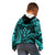 FSM Kosrae States Kid Hoodie Micronesia Vintage Polynesian Tribal Aqua Version LT9 - Polynesian Pride