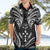 FSM Kosrae States Hawaiian Shirt Micronesia Vintage Polynesian Tribal Black Version LT9 - Polynesian Pride