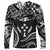 FSM Kosrae States Long Sleeve Shirt Micronesia Vintage Polynesian Tribal Black Version LT9 - Polynesian Pride