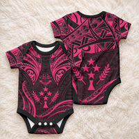 FSM Kosrae States Baby Onesie Micronesia Vintage Polynesian Tribal Pink Version LT9 - Polynesian Pride