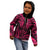 FSM Kosrae States Kid Hoodie Micronesia Vintage Polynesian Tribal Pink Version LT9 - Polynesian Pride